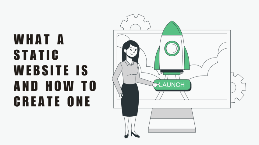 featured image - static website