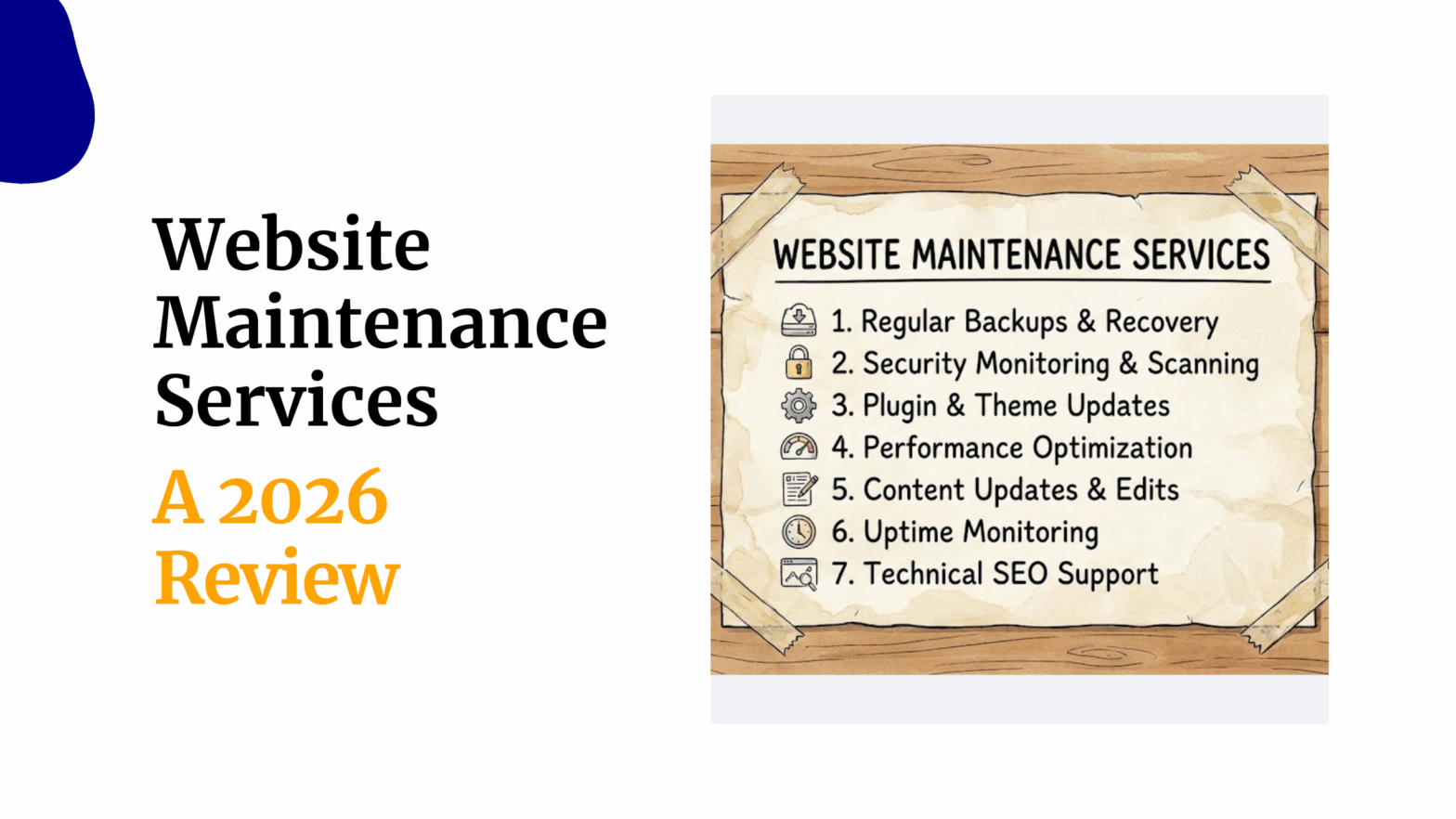 Website Maintenance Services A 2026 Review
