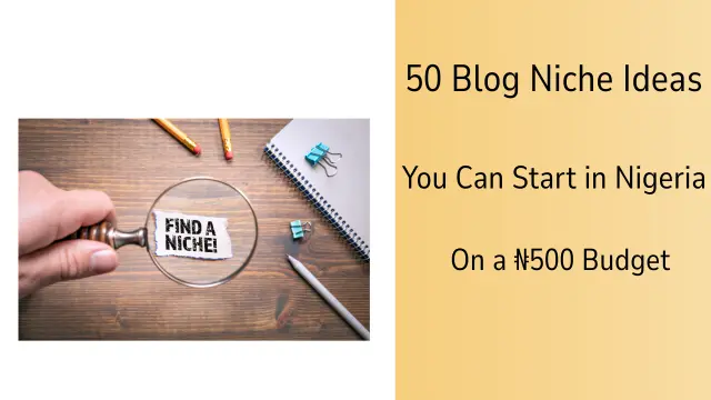 50 Blog Niche Ideas You Can Start in Nigeria on a ₦500 Budget (2026)