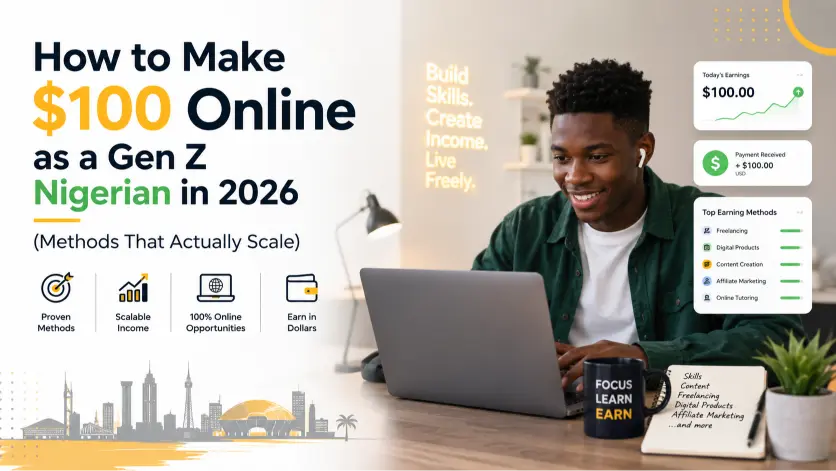 How to Make $100 Online as a Gen Z Nigerian in 2026 (Methods That Actually Scale)